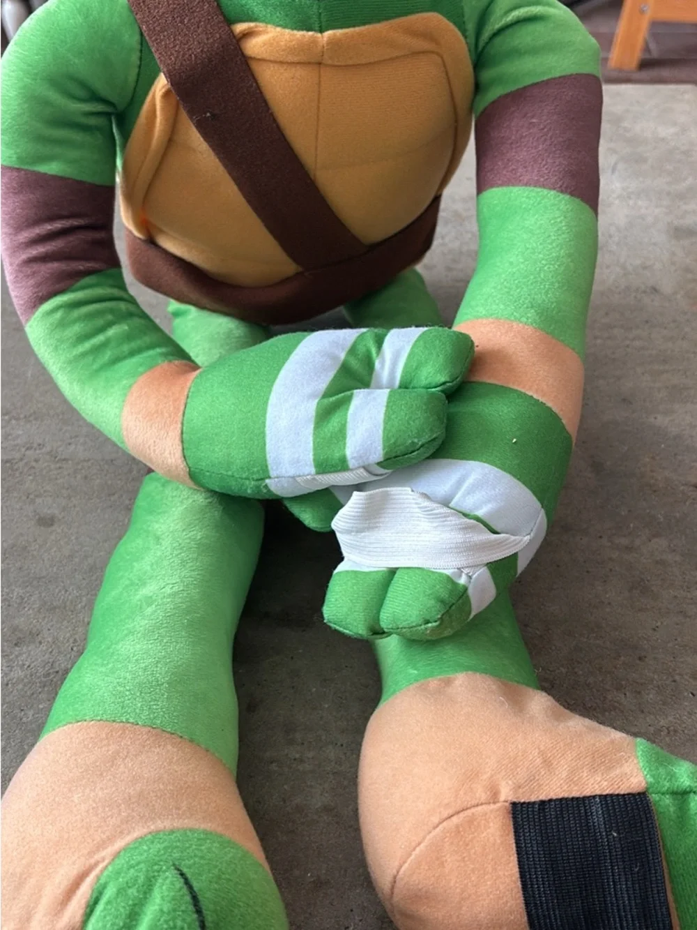 TMNT Teenage Mutant Ninja Turtle Leonardo 28” Nickelodeon Stretchkins Plush 2014